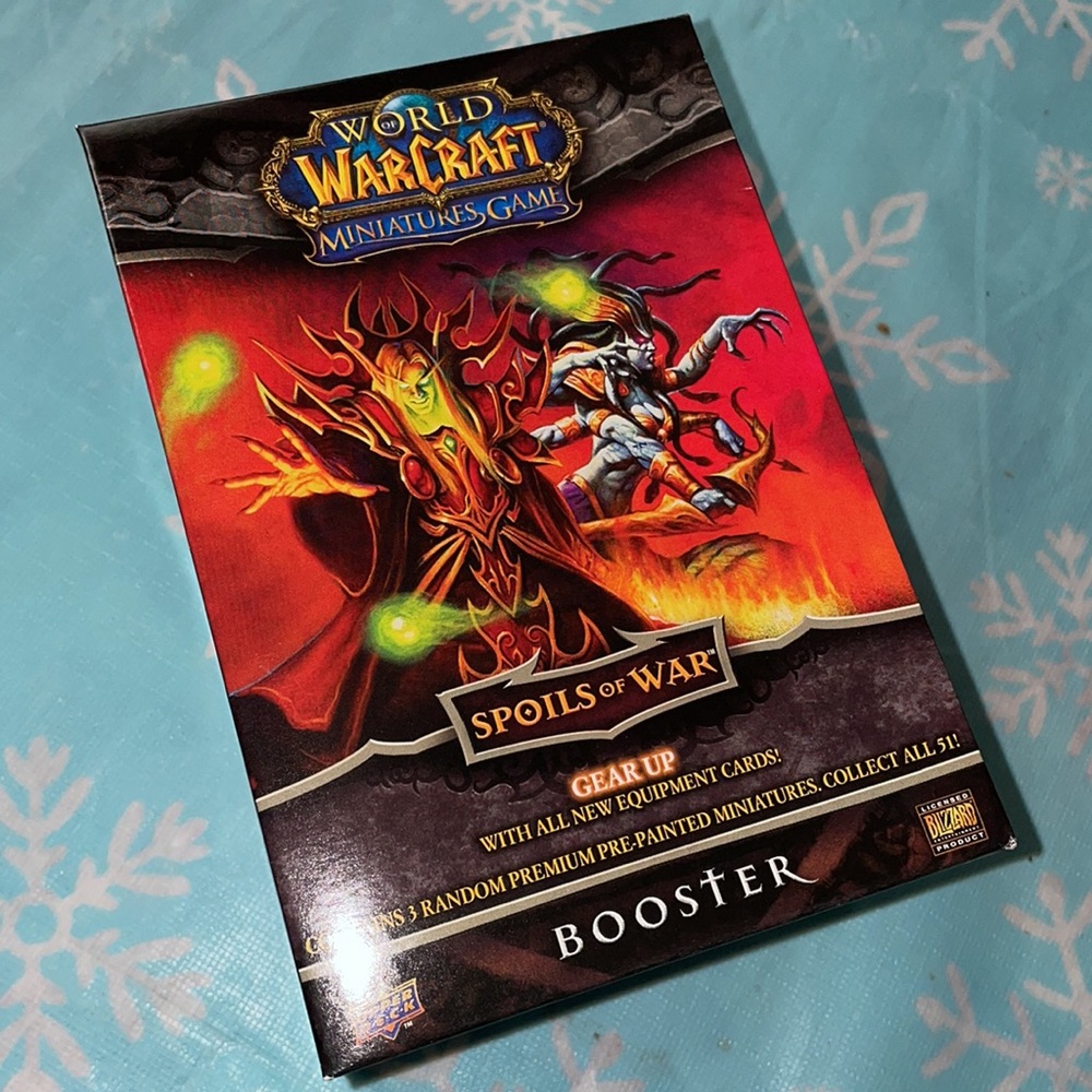 Upper Deck World of Warcraft Miniatures Game Spoils of War Booster Pack - 2 box - Picture 3 of 3
